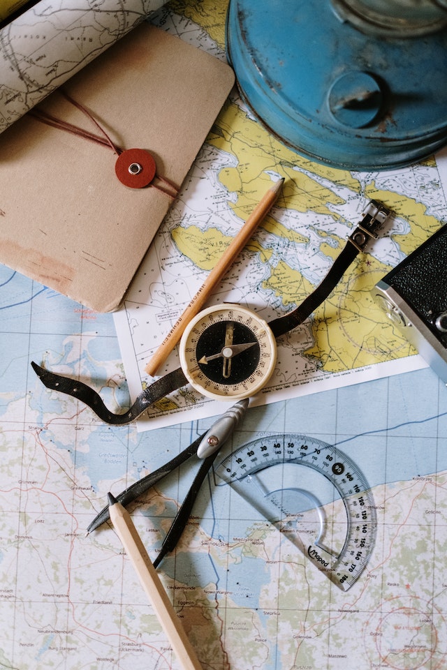 The principles of Heuristic Function and GPS coordinates